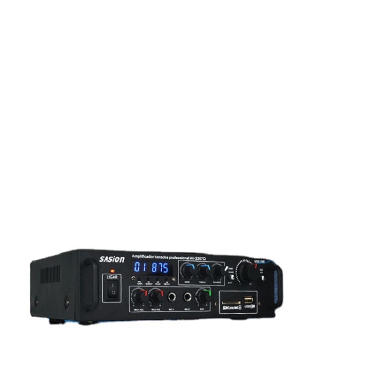 AV-2207Q предусилитель Профессиональный 1U стойку пре-усилитель w/Кроссовер + эквалайзер