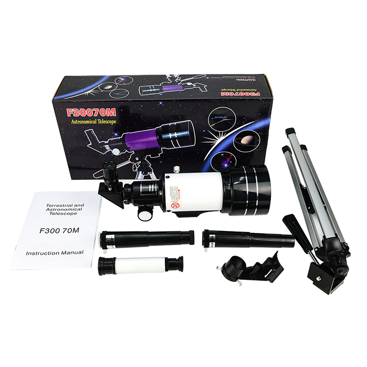 2021New Monocular Optional Color Professional Astronomy Refractor F30070M