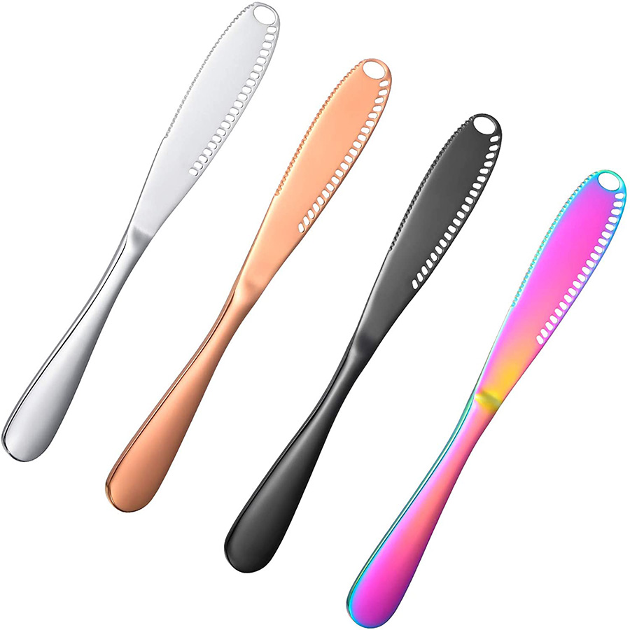 Amazon Горячая продажа Многофункциональный нож для масла из нержавеющей стали нож для сыра