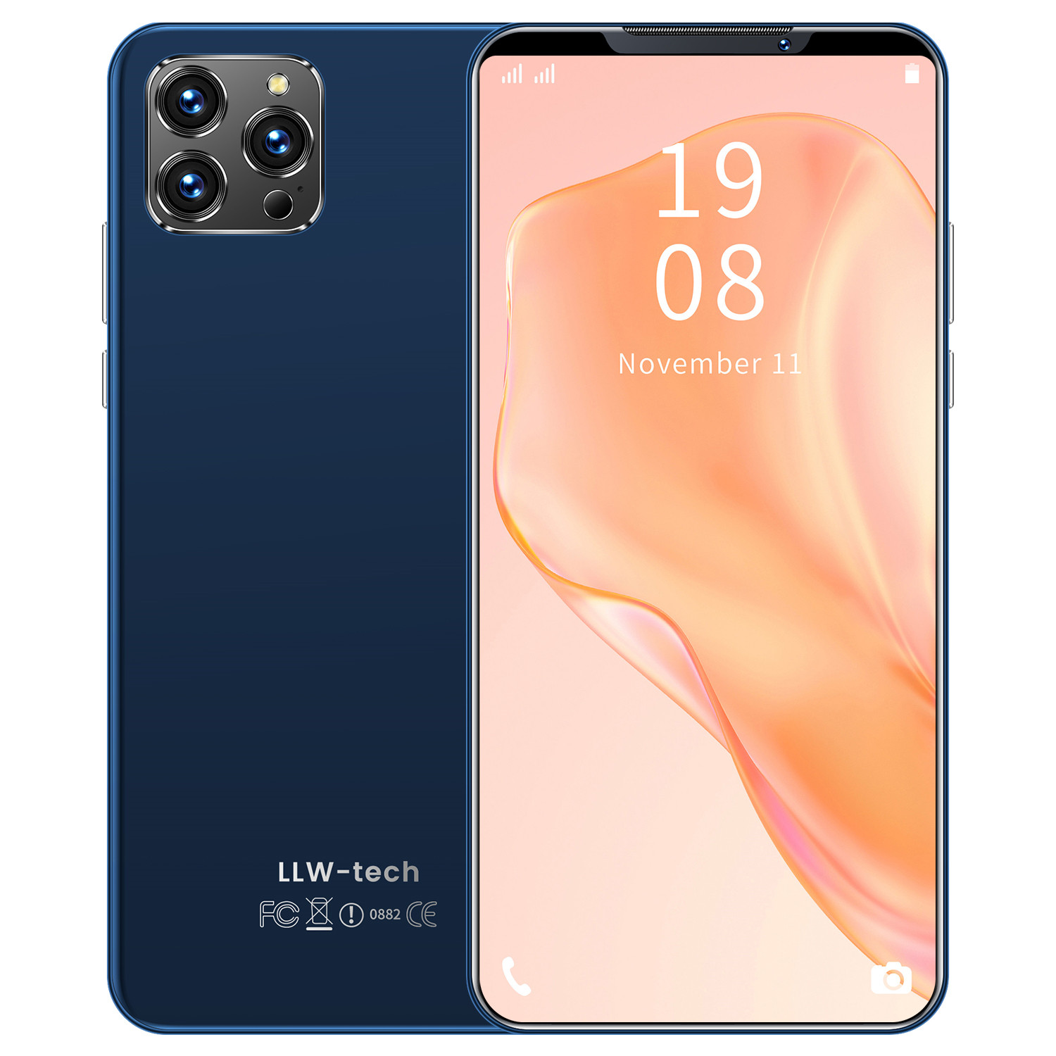 2021 Новый разблокированный i12 Pro 6,3 дюймовый экран мобильные телефоны Android 10,0 реальный 6 ГБ + 128 Гб сотовый телефон
