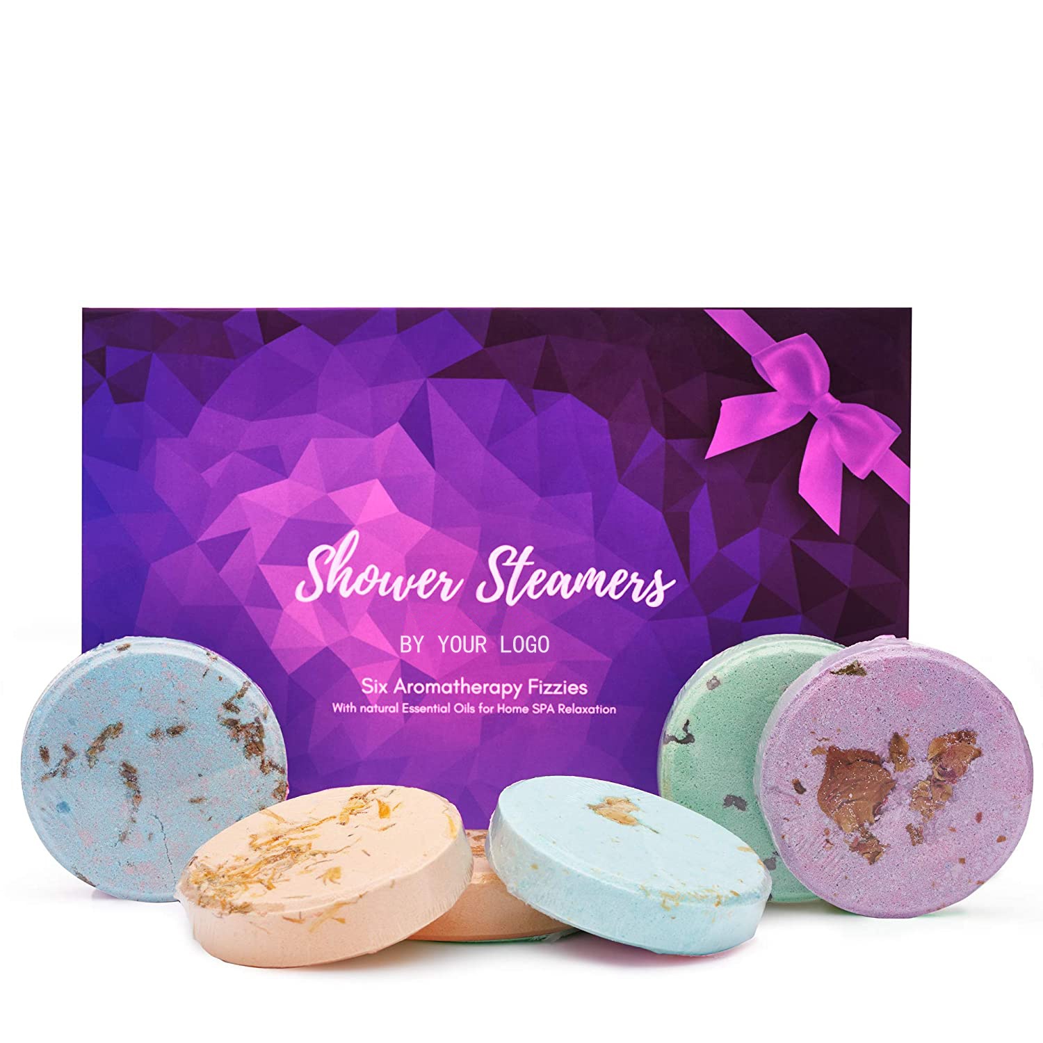 Natural Shower Tablet Wholesale Bath Bombs Holiday Gifts Set Aromatherapy Shower Steamers