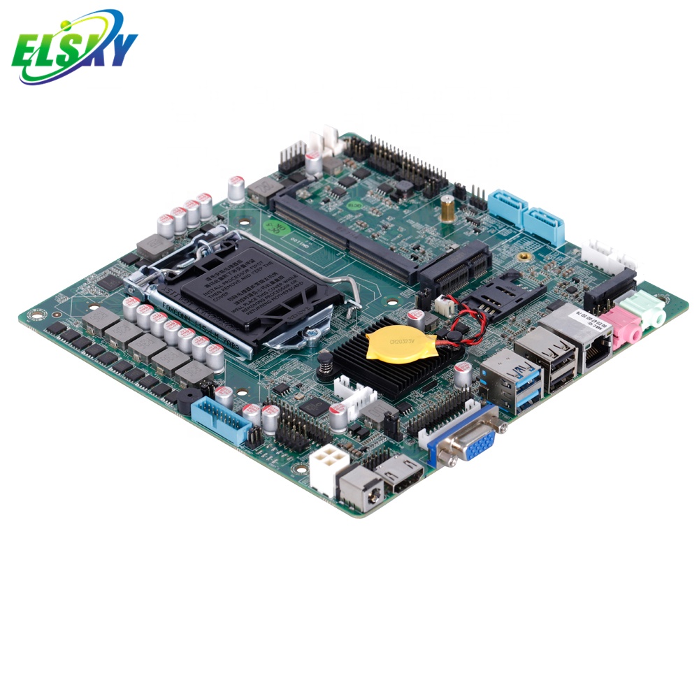 Поддержка настольный процессор 7th gen LGA1151 i3-7100/i5-7500/i7-7700 1 * DDR4 1866/2133 Max.16GB оперативная память 6COM/2COM материнская плата h110
