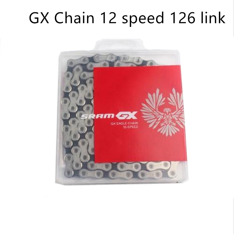 Цепь велосипедная Sram GX Eagle, 12 Скоростей, 126L, серебристая, в оригинальной коробке