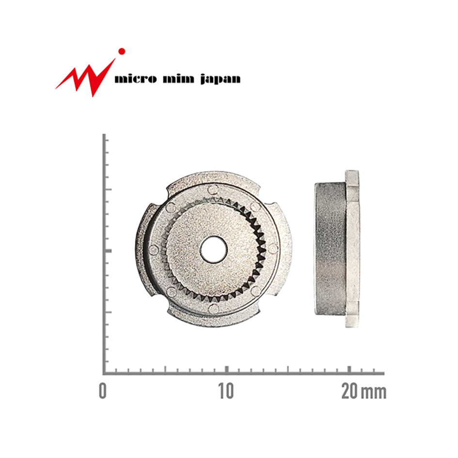 Customized micro metal gear OEM Module 0.2 serial production non-penetrated bottom
