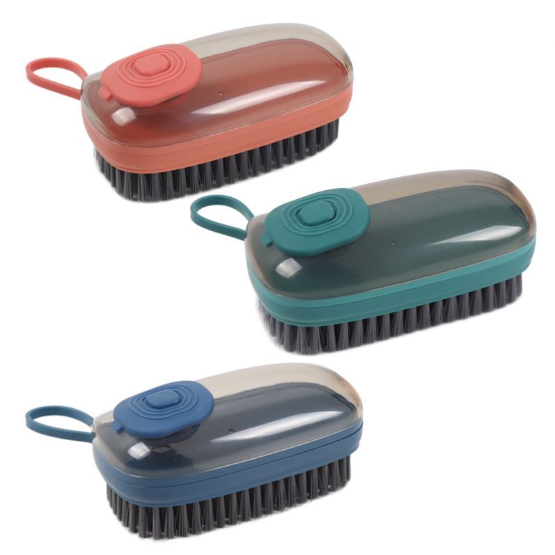 Household Multifunctional Soft Brush Hydraulic Plastic Laundry Cleaning Brush