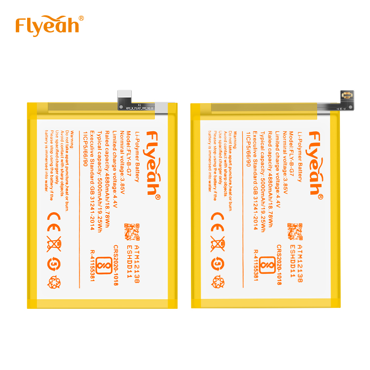 Custom original B-G7 battery for Vivo Z1 PRO/Y12/Y17/Y15 4880mAh smartphone replacement batteries