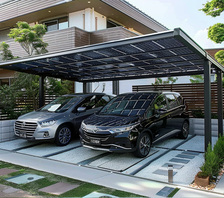 Carport solar Panel Kit Carport solar Roof System solar Lithium Battery Home Energy Storage System solar Carport Structural
