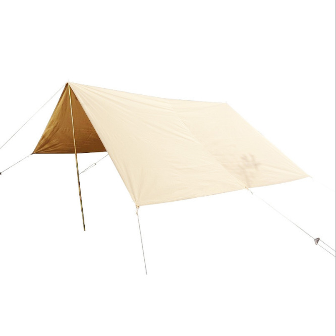 Hot Sale Outdoor Waterproof Camping Tent Tarp Aluminum Pole Awning Shade Sun Rain Shelter