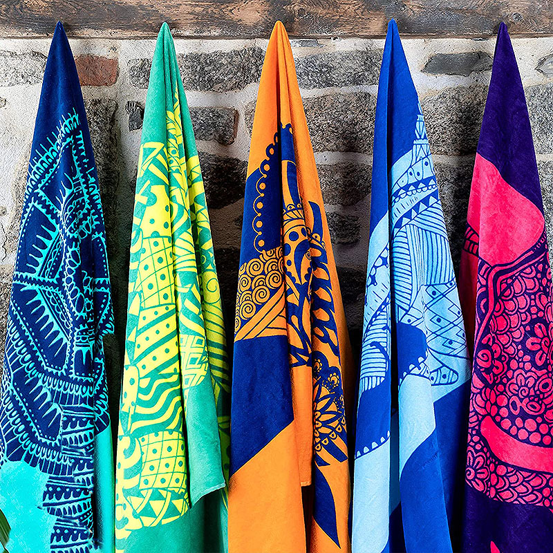Custom High GSM Jacquard Private Label Peshtemal Beach Towel Cotton