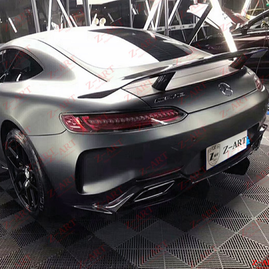 Z-ART м углеродного волокна задний спойлер для AMG GT GTS 2015-2019 углеродного волокна заднее крыло для AMG GT GTS углеродного волокна задний спойлер