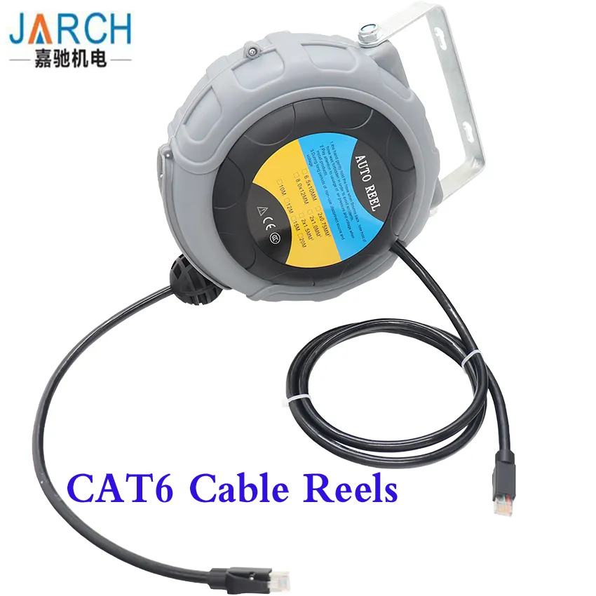 Retractable Cat5e Cable Reel Automatic Ethernet Cable Reel Cat 5 For Hdmi Retractable Reel Cable