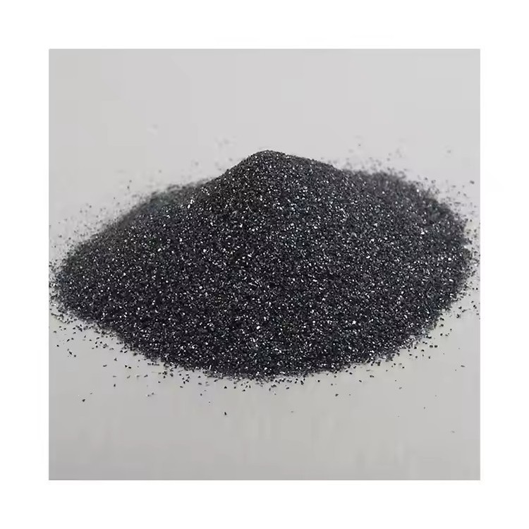 Good Quality F320 black sic powder customized grain size abrasives Black Silicon Carbide Powder for polishing