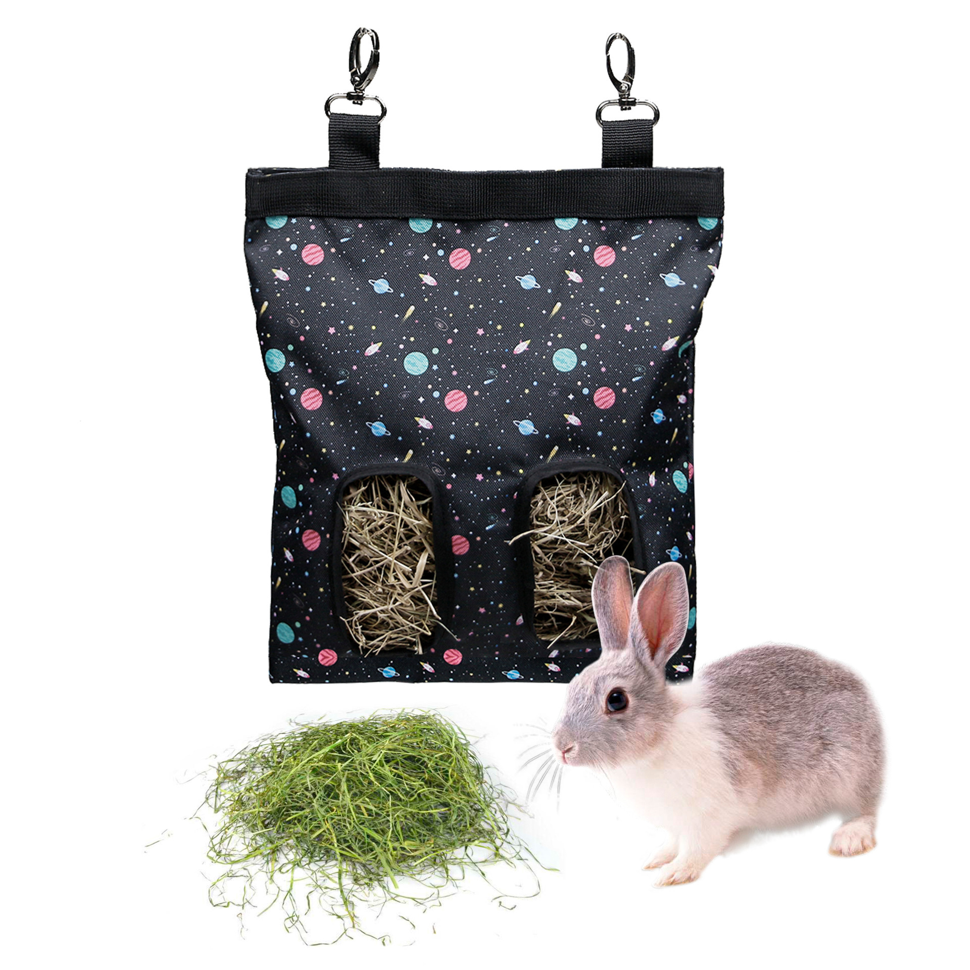 Wholesale Hanging Guinea Pig Rabbit Hay Feeder Pouch Bag for Chinchilla Hamsters and Small Animals