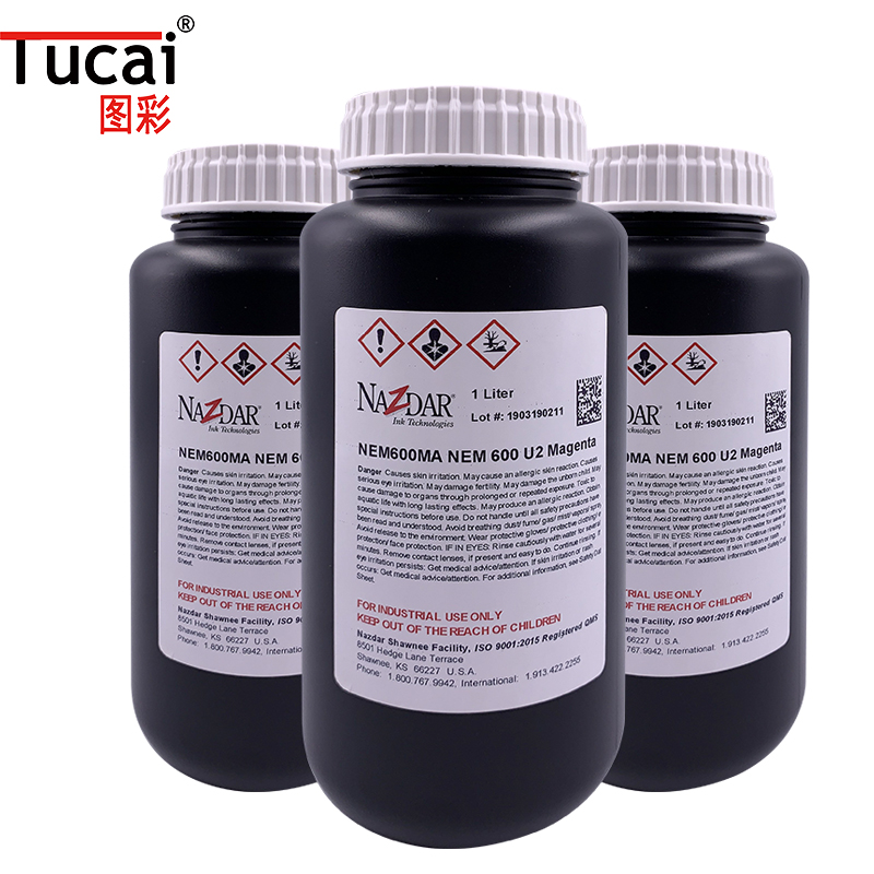 Оригинальные импортные Nazdar UV планшетные чернила для Ricoh gen5 konica промышленная печатающая головка