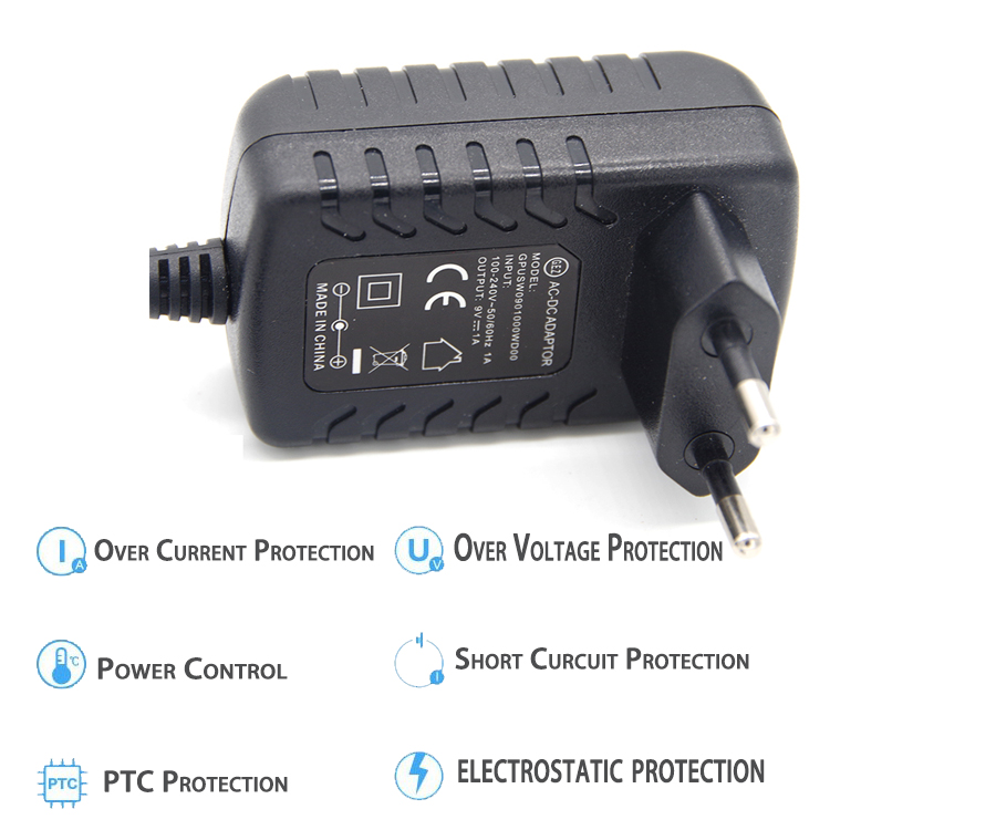 Входное напряжение 100-240 в 50-60 Гц AC DC 9V 0.5A 1A 1.5A 2A 3A класс 2 адаптер питания Универсальное зарядное устройство