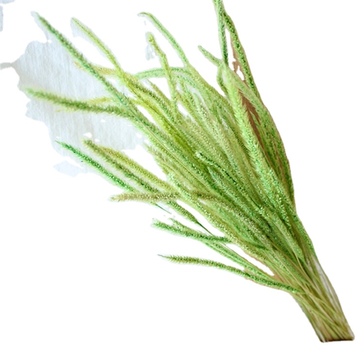 Длинная мягкая Настольная Ваза, наполнитель, цветы Solidago Canadensis, высушенный декор, цветок для офиса, дома, магазина