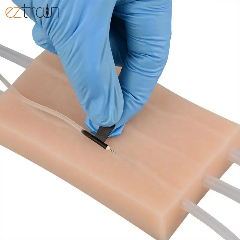 Realistic IV Injection Training Pad with Raised Veins, Quality Venipuncture Phlebotomy Practice Model