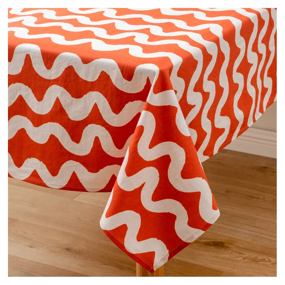 Square Linen Damask Heavy Weight Tablecloth Printed Linen Table cloth for Kitchen Home Dinning Tabletop Wedding Party Rectangle