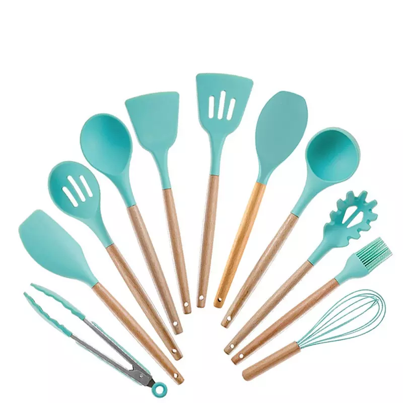 And Utensils Tool Gadgets Sets Kitchen Accessories Cooking Tools Kitchenware Nordic Home High Quality Custom Logo Silicone 900g