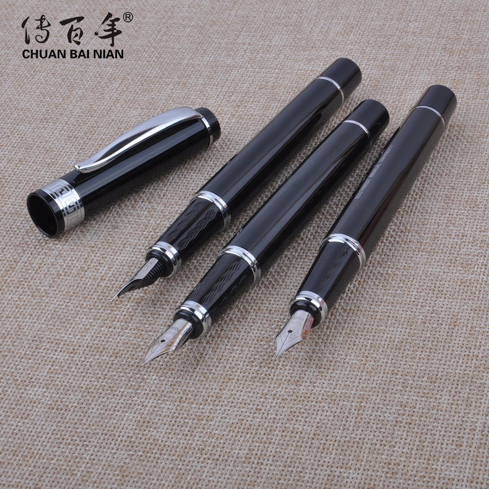 Top Grade Fashion Style Branded Logo Fountain Pen with Gift Box