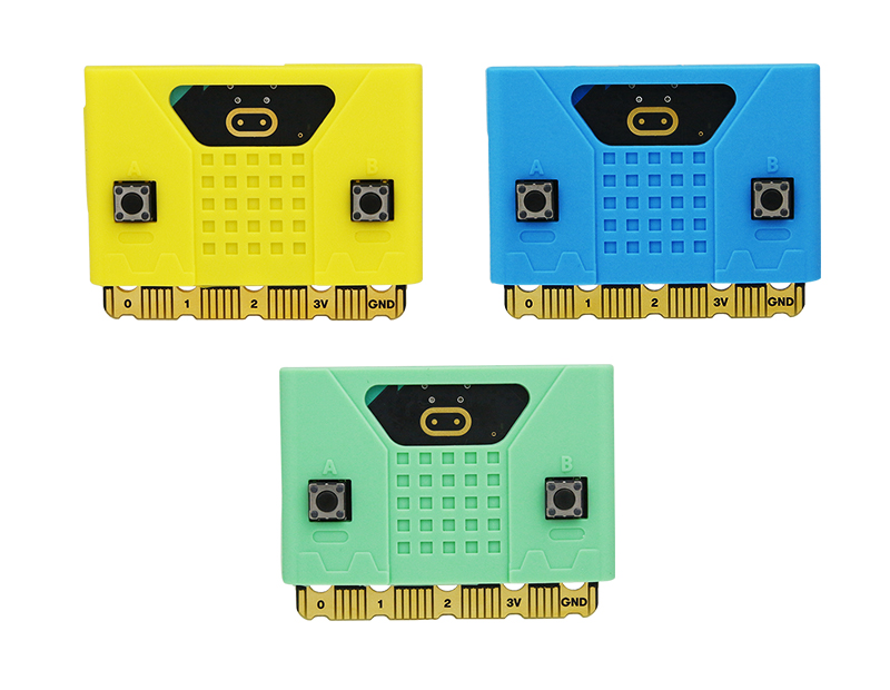 BBC Micro:bit v2 новый силиконовый чехол с кнопкой A B и более тонкой частью для платы 5*5 совместим с платой V1.5