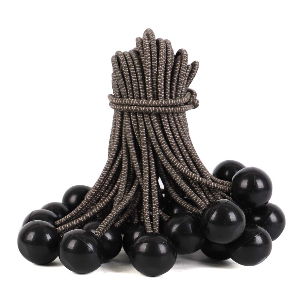 Amazon Hot Sale 28PK 9-Inch XSTRAP Bungee Cord Toggle Bungee Ball Cord Bungee Cords Plastic Balls(Camouflage)