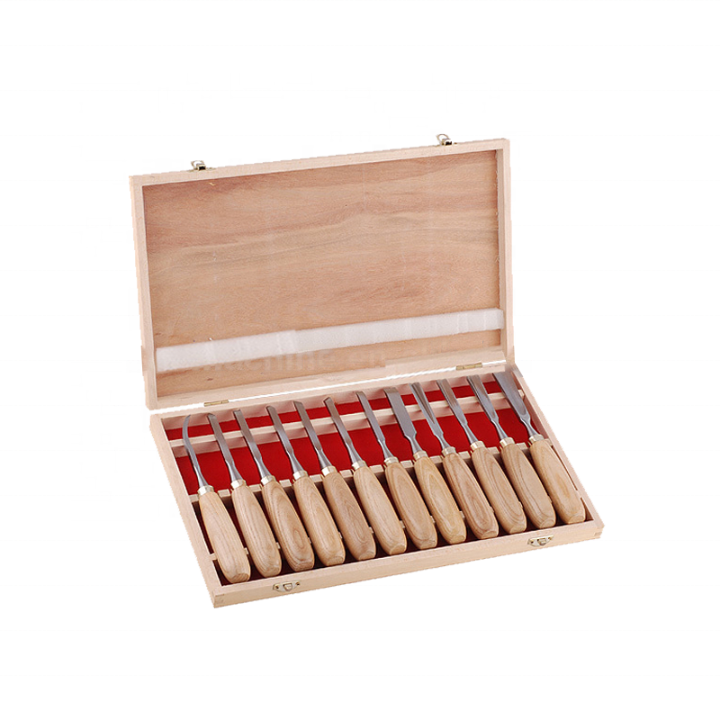 Woodiy C1023-12pc-1 деревянные гравированные долото набор прямых выдавливать, V-прямой отрезной инструмент, косой долото Бент полукруглое долото