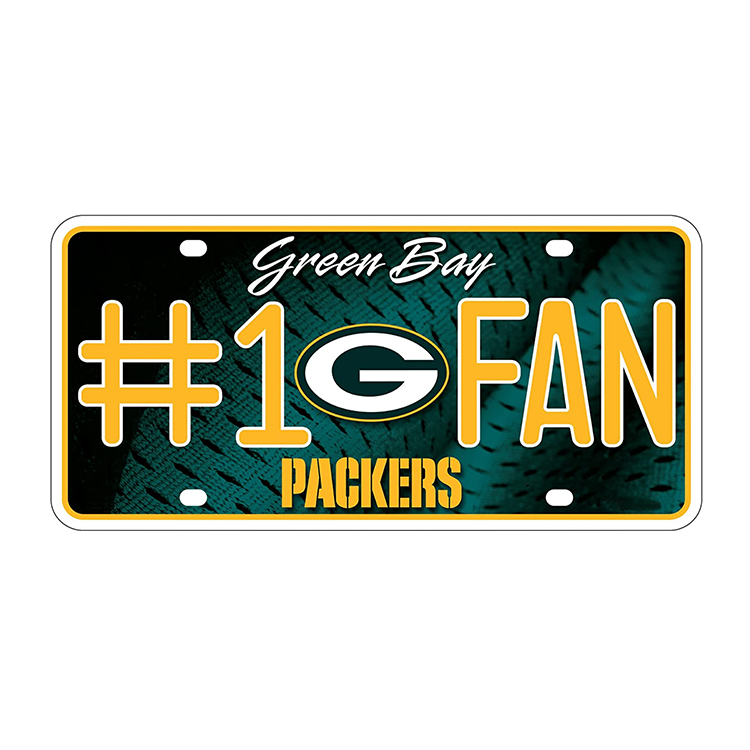 Custom European Style Aluminum Reflective Car Number Blank License Plate