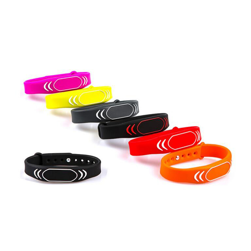 Браслет RFID F1108 MF, 13,56 МГц, силиконовый браслет с NFC, карта для наручных часов, карта контроля доступа