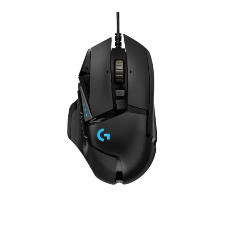 Logitech G502 HERO высокопроизводительная Проводная игровая мышь, 16K сенсор, 16000 точек/дюйм, RGB Регулируемый Вес, 11 программируемых кнопок