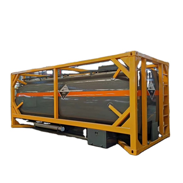 20,000 liters sodium hypochlorite and 33% Hydrochloric acid ISO tank container manufacture