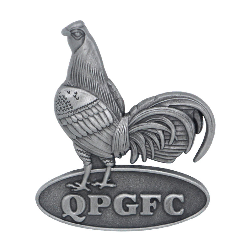 Custom Design Animal Shape Pin Metal Button Tungsten Plating Badge Making Online