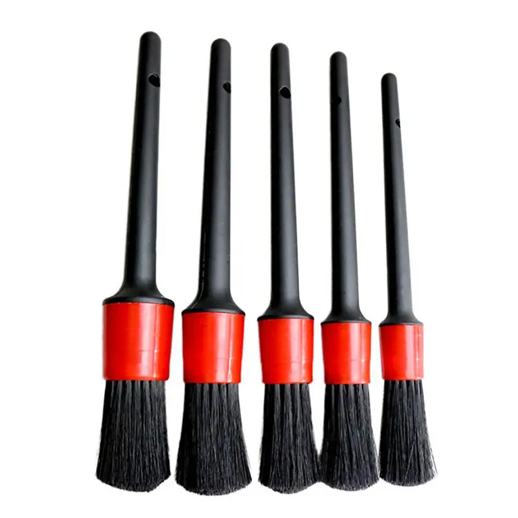 Drop Shipping 5pcs Car Detailing Brush Auto Cleaning Car Cleaning Set Dashboard Air Outlet Clean Brush Tools Car Wash Accessory