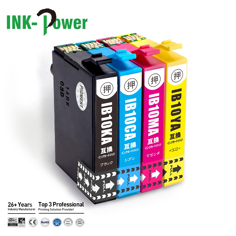 INK-мощность IB10 IB10A IB10KA IB10CA IB10MA IB10YA Премиум Цвет Совместимый струйный картридж с чернилами для принтера Epson EW-M530F принтер
