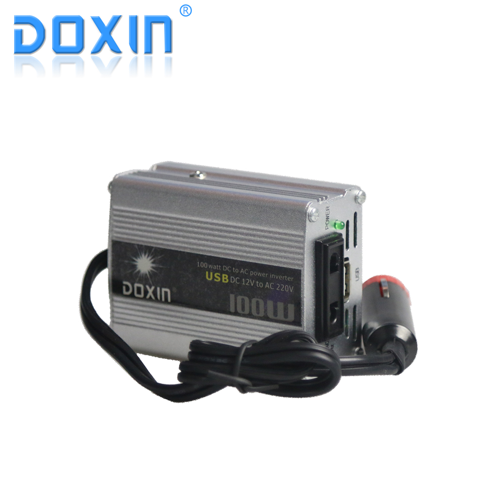 DC to AC 100W Car Microinverter Modified Sine Wave Inverter with Battery charger