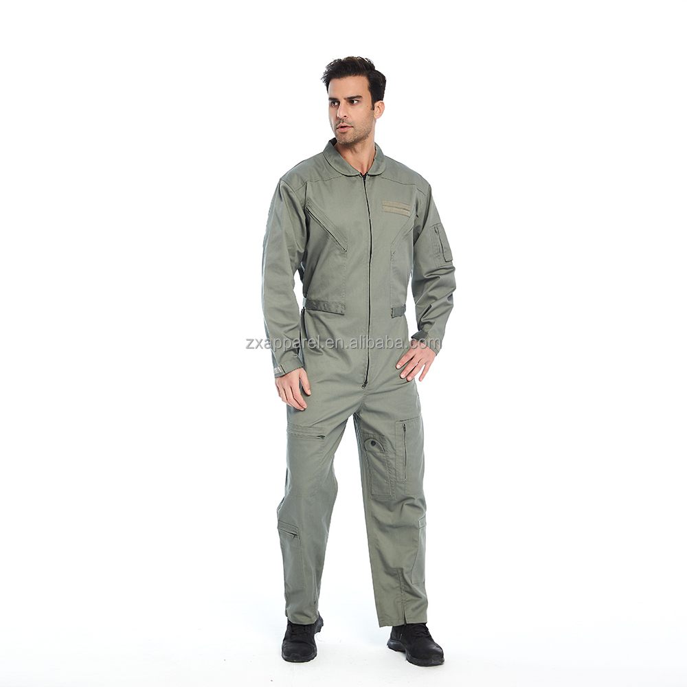 Fr Flying Wear Suit Safety Coverall Fighter Jet Pilot Work Clothes Fire Proof Uniforms Flight Frc Workwear