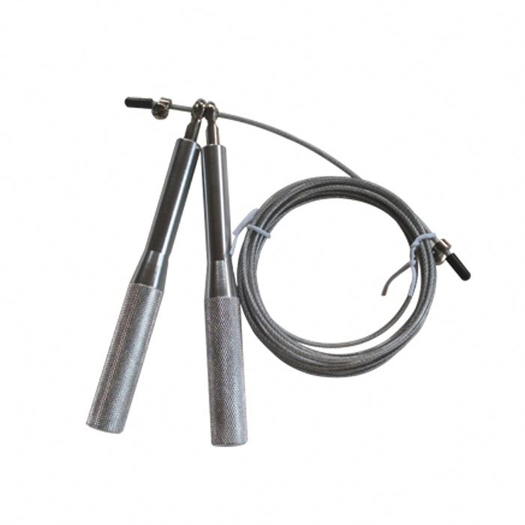 Durable Adjustable Aluminum Handle Cable Gym Skipping Rope