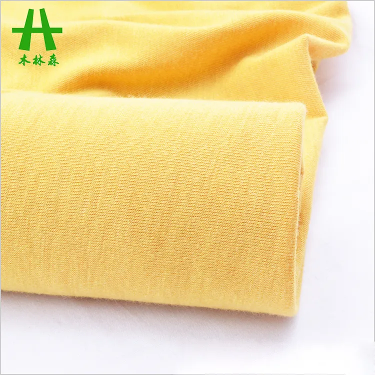Mulinsen Textile Plain Dye Viscose Super Soft T R 65 35 Rayon Polyester Fabric