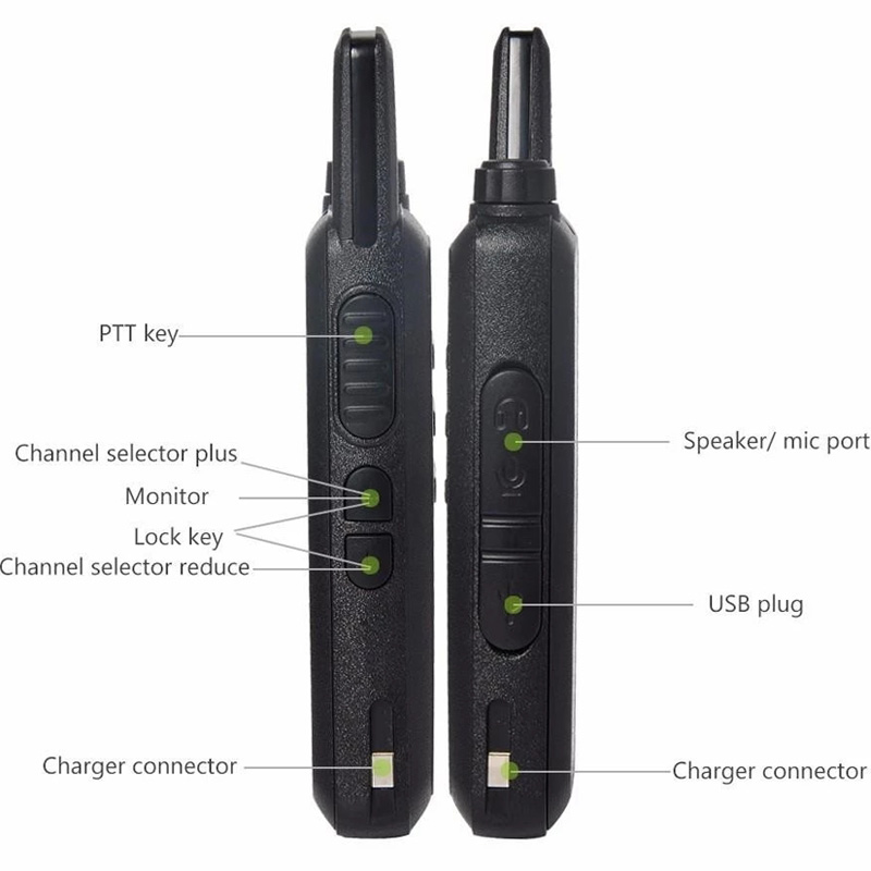 WLN KD-C1 двухстороннее радио 3W 16 каналов UHF 400-470 МГц 6 км дальность мини ручной радиолюбителей трансивер иди и болтай Walkie Talkie