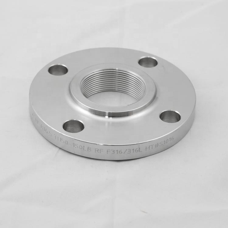 ASME b16.5 2 дюйма 150 lb трубы фланец 316l поднял лицо фланец с резьбой