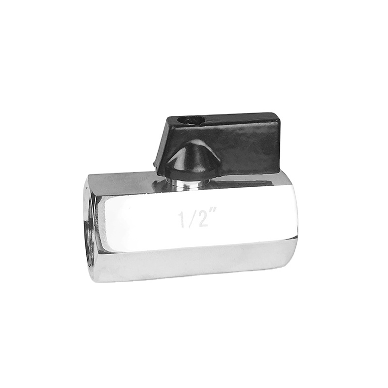 Латунный Мини-шаровой кран, резьба F X F NPT, 1/8-1/2 дюйма