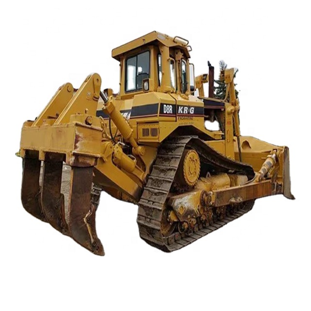 Бульдозер D8R D7R D6R, гусеничный бульдозер с рычагом и лебедкой, б/у, оригинал