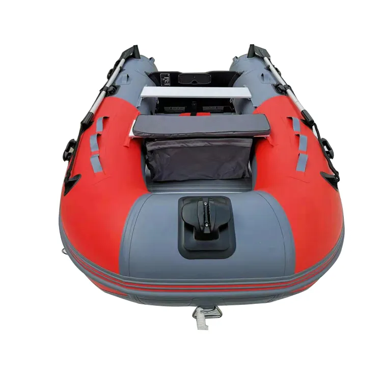 Manufacturer China Strong PVC Inflatable Sports Fishing Boat with Air Floor / Aluminium Floor 270 cm / 9ft 4 Person