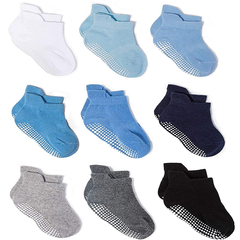 Unisex Baby Boy Girl Novel Design Baby Socks Anti Slip Silicon Dot Grips Baby Shoe Socks