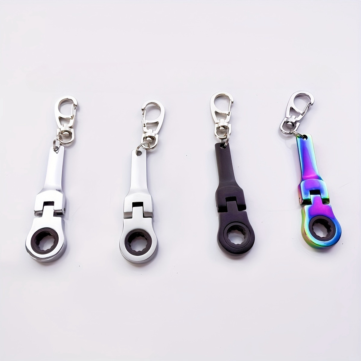 Wholesale Car Accessories 6mm to 22mm Ratchet Wrench Keychain Mechanics keychain Customised laser logo available