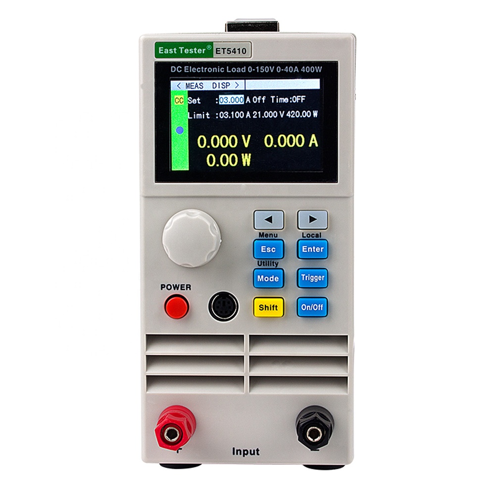 ET5410 400 Вт 150 в 40 А Профессиональный программируемый цифровой контроль электронный тестер нагрузки постоянного тока Одноканальный Тестер нагрузки батареи