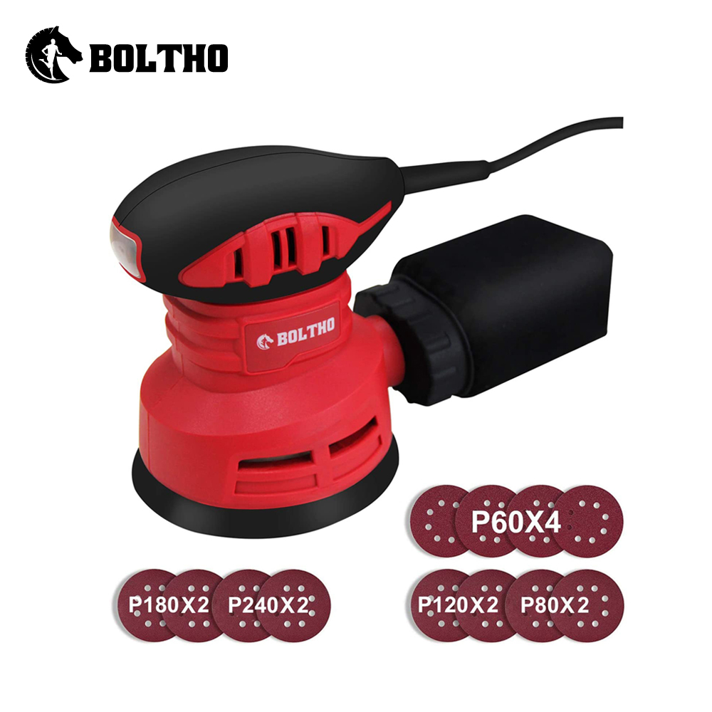 Orbital Sander hight speed 240W 12000RPM , Efficient Dust Collector, Sanding Down & Finishing Wood