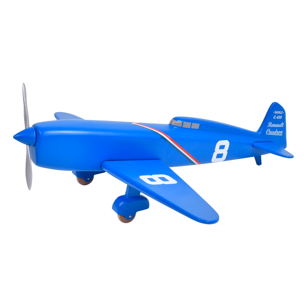 Unisex Eco-friendly Natural Wood Airplane Toy Safe Montessori Wooden Plane Gift Fun Games for Toddlers and Children