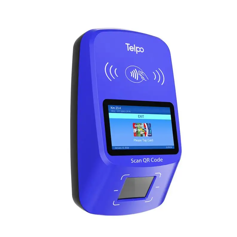 800 employees Telpo qr code scanner mobile portable bus ticket printer bus validator system