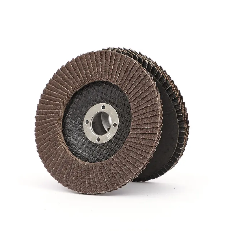 4 inch efficiency safety durable abrasive flap disc polishing surface of stainless steel mental